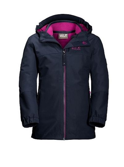 Куртка водозащитная для девочки Jack Wolfskin G Iceland 3IN1 Jkt