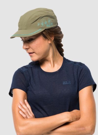 Jack Wolfskin - Женская дышащая кепка Supplex Hibiscus Cap Women