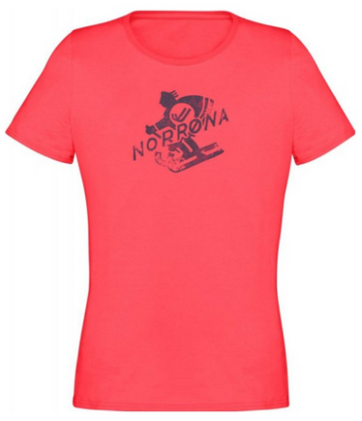 Norrona - Женская футболка с принтом 29 Cotton Heritage T-Shirt