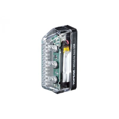 Topeak - Фонарь передний Whilte Lite Aero USB