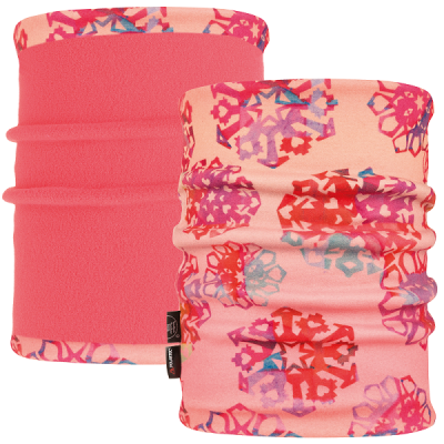 Buff - Флисовая детская бандана Reversible Polar Neckwarmer Origami Flock Flamingo Pink
