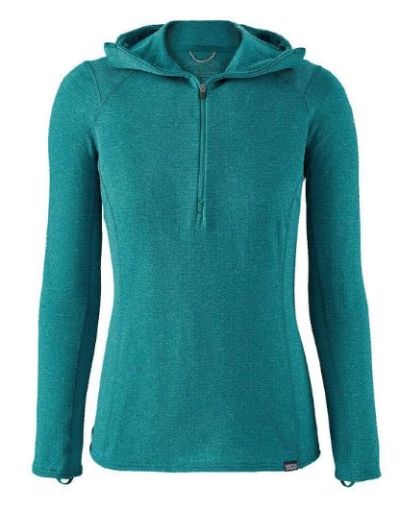 Patagonia - Удобная термофутболка Capilene T Zip Hoody