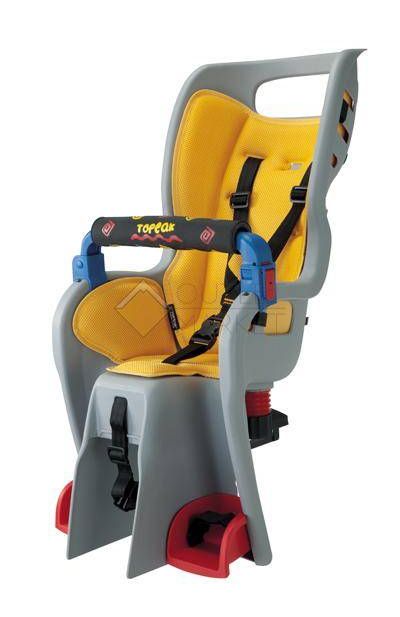 Topeak - Надежное детское кресло с багажником под дисковые тормоза для 26" колёс BabySeat II meet E
