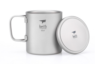 Туристическая кружка Keith Ti3352 Ultralight Mug Titan 0.3