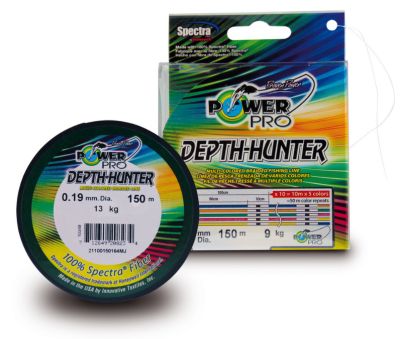 POWER PRO - Леска плетеная 150м Depth Hunter (Multicolor)