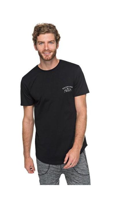 Quiksilver - Практичная мужская футболка Scallop Spacer Facer