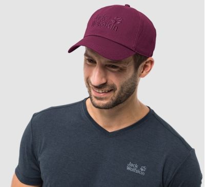 Кепка стильная хлопковая Jack Wolfskin Baseball Cap