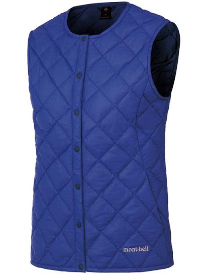 Montbell - Удобный пуховый жилет Superior Down Round Neck