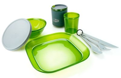 GSI - Набор пластиковой посуды на 1 человека Infinity 1 Person Tableset