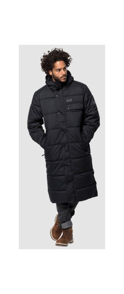 Jack Wolfskin - Лаконичное мужское пальто Kyoto Coat M