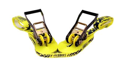 Слэклайн c двумя трещетками Gibbon Flow line 25 м