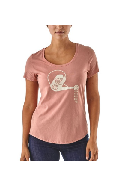 Patagonia - Легкая футболка Eat Local Rain Can Organic Scoop T-Shirt