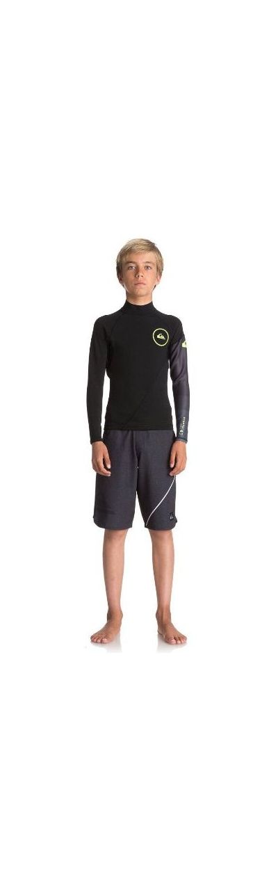 Quiksilver - Детская чёрная гидромайка для мальчиков