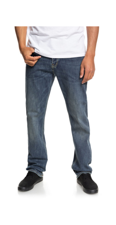 Quiksilver - Стильные джинсы Sequel Medium Blue