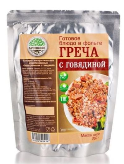 Кронидов - Хороший готовый продукт Греча с говядиной