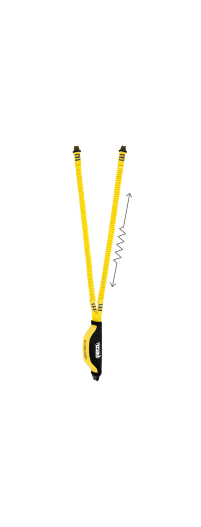 Petzl - Самостраховка Y-образной формы с интегрированным амортизатором рывка Absorbica-Y