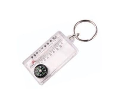 King Camp - Брелок-компас походный 8043 Thermometer Compass