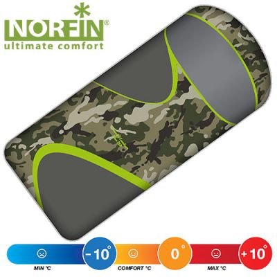 Norfin - Мешок-одеяло для палатки Scandic Comfort Plus 350 с правой молнией (комфорт 0 С)