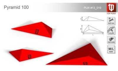 Top Point - Накладной рельеф для скалолазания Pyramid 100