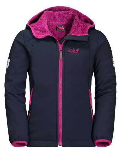 Jack Wolfskin - Теплая флисовая куртка Kissekatt Jacket Girls