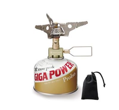 Snow Peak — Легчайшая газовая горелка Giga Power Litemax ULTL GST-120