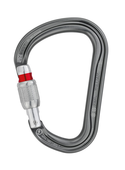Petzl - Карабин алюминиевый William Screw-Lock