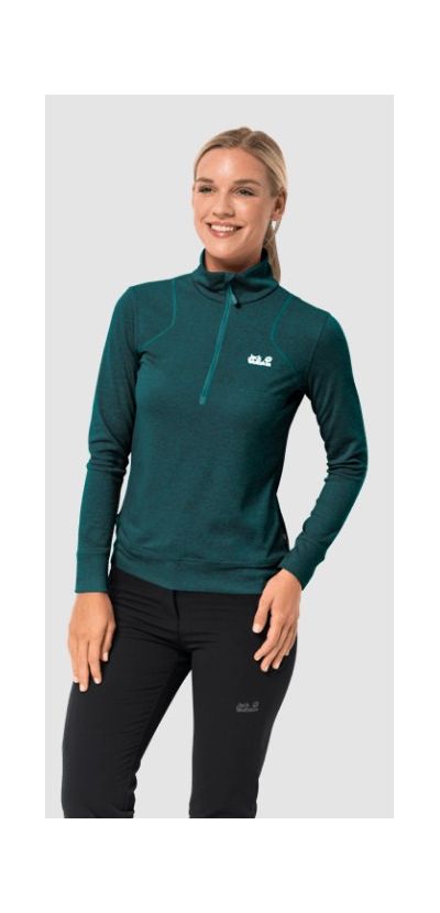 Jack Wolfskin - Футболка с длинными рукавами для женщин Sky Range Halfzip W