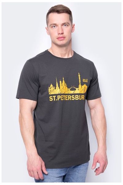 Фирменная футболка Jack Wolfskin St Petersburg T Men