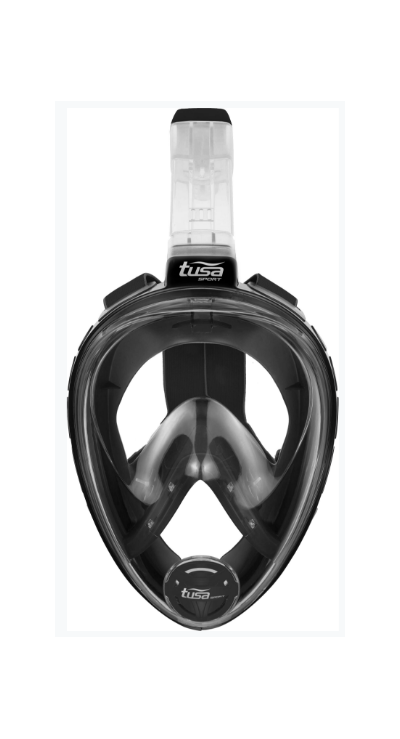 Tusa - Полнолицевая маска для сноркелинга Sport Black Series UM8001