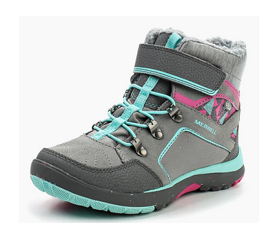 Merrell - Ботинки непромокаемые детские Moab FST Polar Mid A/C Waterproof