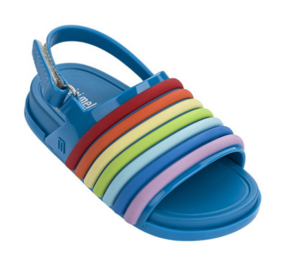 Пляжные детские сандалии Melissa Beach Slide Sandal Rainbow Bb