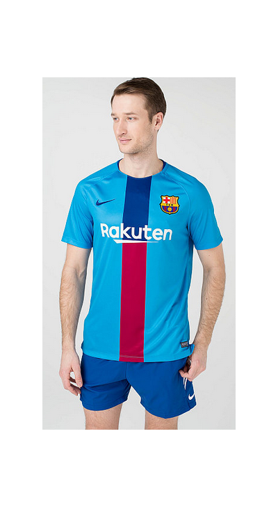 Nike - Футболка спортивная FCB M NK Dry SQD Top SS GX 2