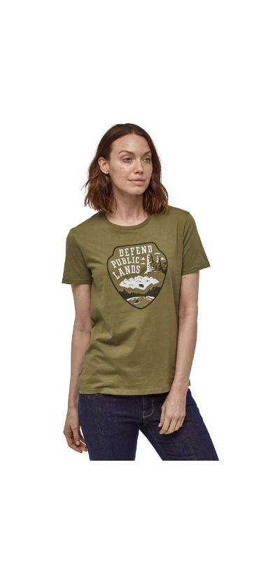 Patagonia - Легкая футболка Defend Public Lands Organic Crew T-Shirt