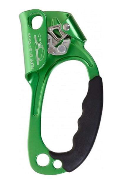 Salewa - Зажим стальной 2016 Hardware Skyride Rope Ascender (left) Lime Green