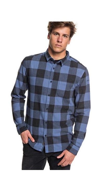 Quiksilver - Мужская фланелевая рубашка с длинным рукавом Motherfly Flannel
