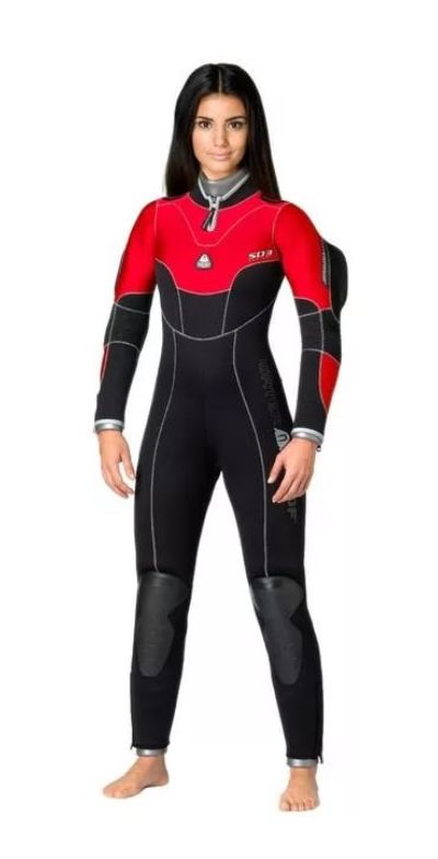 Waterproof - Неопреновый полусухой гидрокостюм для женщин SD3