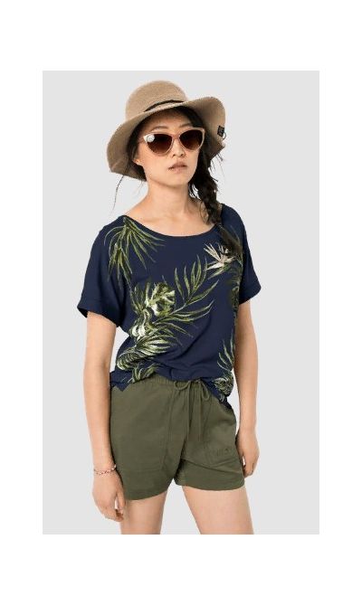 Jack Wolfskin - Женская футболка Tropical Leaf T W