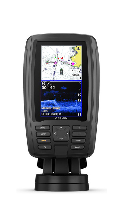 Garmin - Эхолот-картплоттер для рыбалки EchoMap Plus 42cv GT20 с датчиком
