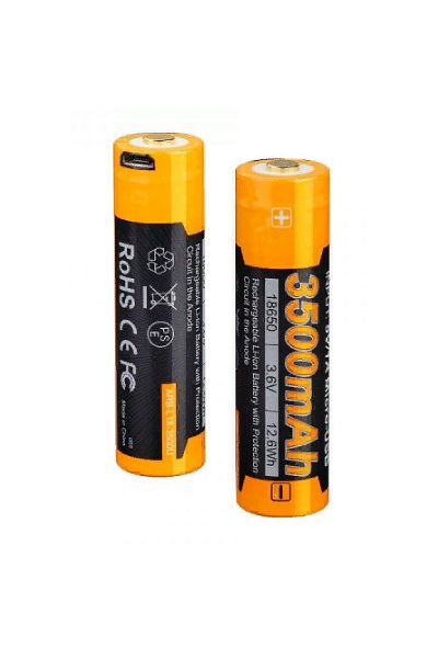 Fenix - Аккумулятор для фонаря 18650 3500U mAh с разъемом для USB