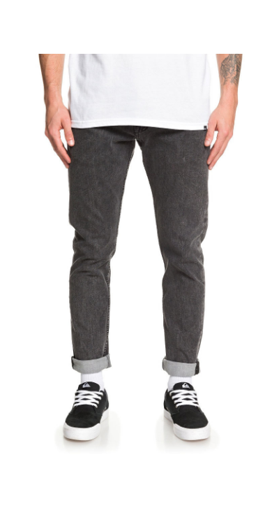 Quiksilver - Стильные узкие джинсы Distorsion Snow Black