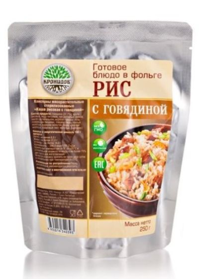 Кронидов - Готовый обед Рис с говядиной