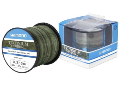 Shimano - Леска прочная камуфлированнаяTechnium Trib