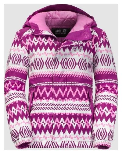 Jack Wolfskin - Удобная куртка для девочек G Kajak Printed Falls Jkt