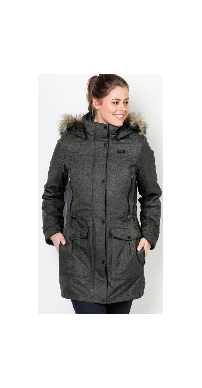 Jack Wolfskin — Стильное пальто Majestic peaks