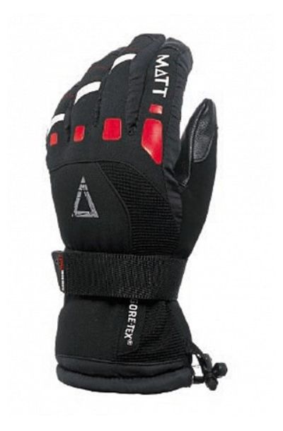 Matt - Перчатки непромокаемые детские Mack Jor Goretex Gloves Neg/Rojo