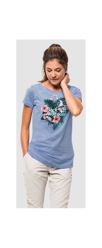 Ультрамодная футболка Jack Wolfskin Tropical T W