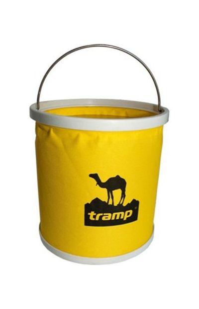 Tramp - Ведро с хромированной ручкой складное 6