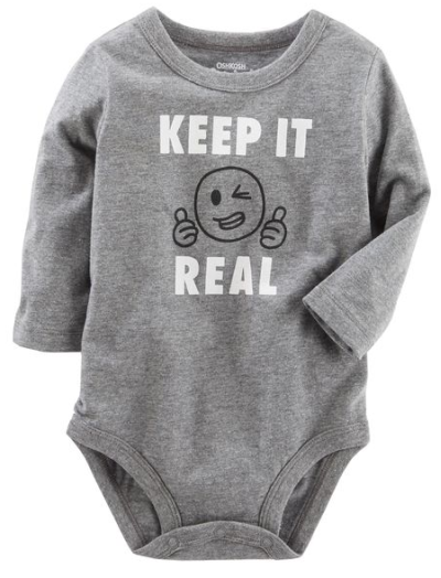 OshKoshB`gosh - Боди с длинным рукавом Be You Bodysuit