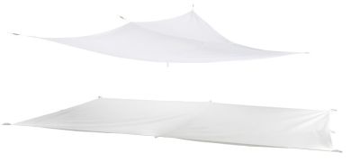 Tengu - Туристический белый тент Mark 85T PVC 5x5,6м
