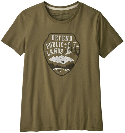 Patagonia - Легкая футболка Defend Public Lands Organic Crew T-Shirt